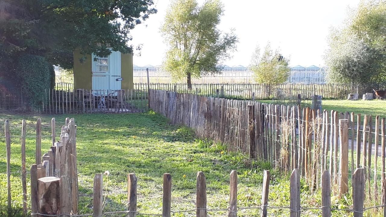 Pipowagen Overnachting Het Houten Huis ซัลต์โบมเมล ภายนอก รูปภาพ